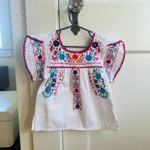 Hand Made Girls Mexican Dress